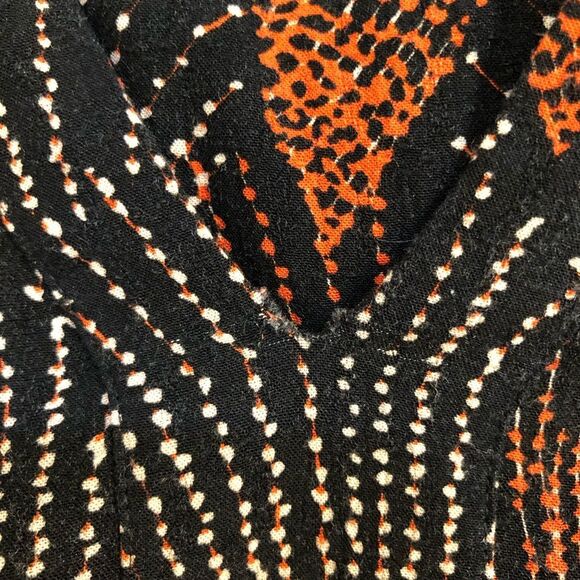 Anthropologie Maeve Tania Tiered Dress Short Sleeve Fall Colors Medium - Picture 9 of 11